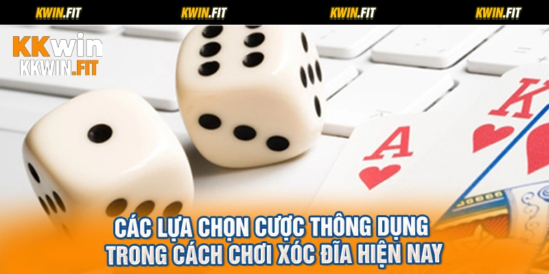 Các lựa chọn cược thông dụng trong cách chơi xóc đĩa hiện nay