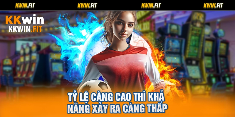 Tỷ lệ càng cao thì khả năng xảy ra càng thấp